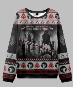 Alternative view of 2025 Christmas Don't Get Lost in the Fog Ugly Christmas Sweater  