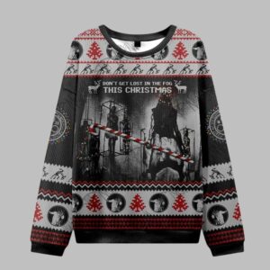 Alternative view of 2025 Christmas Don't Get Lost in the Fog Ugly Christmas Sweater - Grishko.com