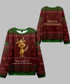 2025 Christmas Don't Mess with Rudolph Ugly Sweater  