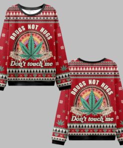2025 Christmas Drugs Not Hugs Ugly Christmas Sweater  