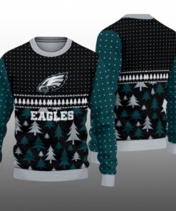2025 Christmas Eagles Ugly Sweater  