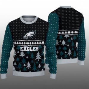 2025 Christmas Eagles Ugly Sweater - Grishko.com