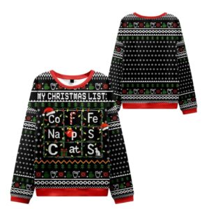 Alternative view of 2025 Christmas Elements Table Ugly Sweater - Grishko.com