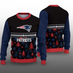 2025 Christmas England Patriots Ugly Sweater - Grishko.com