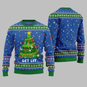 2025 Christmas Epic Chicken Ornament On Christmas Tree Ugly Christmas Sweater - Grishko.com