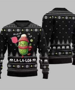 2025 Christmas Fa La Lob Pickleball Ugly Sweater  