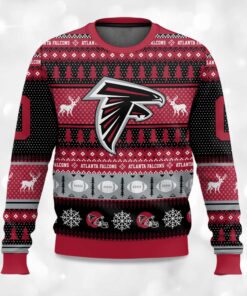 2025 Christmas Falcons Personalized Ugly Sweater