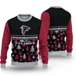 Alternative view of 2025 Christmas Falcons Ugly Sweater - Grishko.com