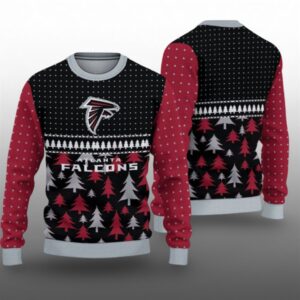 2025 Christmas Falcons Ugly Sweater - Grishko.com