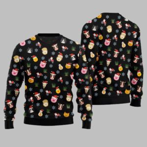 Alternative view of 2025 Christmas Farm Animal Cute Ugly Christmas Sweater - Grishko.com