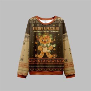 Alternative view of 2025 Christmas Festive & Frazzled Ugly Sweater - Grishko.com