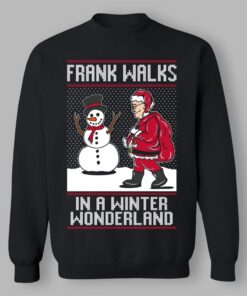 2025 Christmas Frank Walks Wonderland Ugy Sweater  