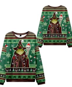 Alternative view of 2025 Christmas Frog Wizard Ugly Sweater  