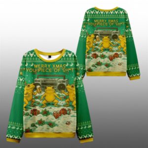 2025 Christmas Froggy Xmas Mayhem Ugly Sweater - Grishko.com