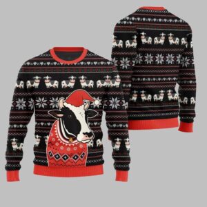2025 Christmas Funny Cow Ugly Christmas Sweater - Grishko.com