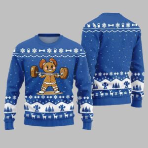 Alternative view of 2025 Christmas Funny Gym Ugly Christmas Sweater - Grishko.com