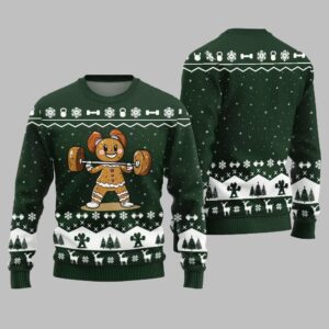2025 Christmas Funny Gym Ugly Christmas Sweater - Grishko.com