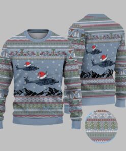 2025 Christmas German NH90 Sea Tiger Ugly Sweater  