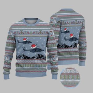 2025 Christmas German NH90 Sea Tiger Ugly Sweater - Grishko.com
