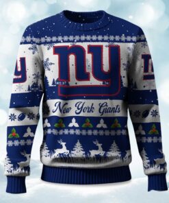 2025 Christmas Giants Festive Reindeer & Tree Ugly Sweater