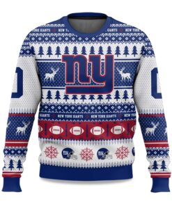 2025 Christmas Giants Personalized Ugly Sweater