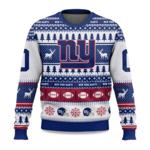 2025 Christmas Giants Personalized Ugly Sweater