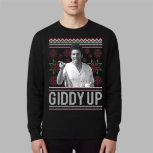 Alternative view of 2025 Christmas Giddy Up Ugly Sweater - Grishko.com