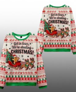 2025 Christmas Gingerbread Man Gives Gifts Ugly Sweater  