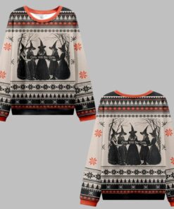 2025 Christmas Girls Will Be Girls Witch Ugly Christmas Sweater  