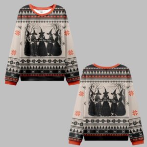 2025 Christmas Girls Will Be Girls Witch Ugly Christmas Sweater - Grishko.com