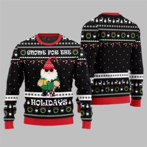 Alternative view of 2025 Christmas Gnome For The Holidays Ugly Sweater - Grishko.com