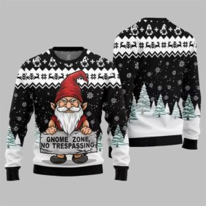 Alternative view of 2025 Christmas Gnome Zone Ugly Christmas Sweater - Grishko.com