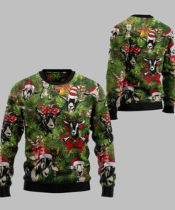 2025 Christmas Goats Christmas Ugly Christmas Sweater  