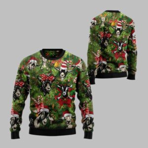 2025 Christmas Goats Christmas Ugly Christmas Sweater - Grishko.com