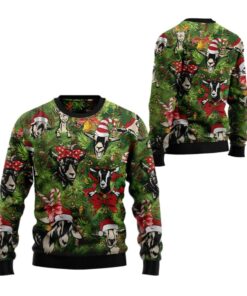 Alternative view of 2025 Christmas Goats Christmas Ugly Christmas Sweater  
