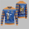2025 Christmas Golf And Beer Ugly Sweater  