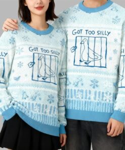 Alternative view of 2025 Christmas Got Too Silly Meme Ugly Sweater  