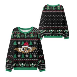 Alternative view of 2025 Christmas Gremlins Gizmo Ugly Sweater - Grishko.com