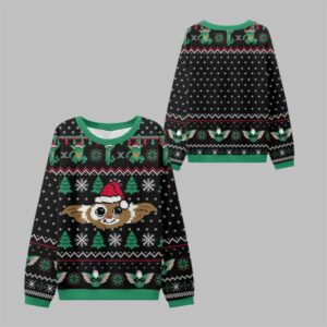 2025 Christmas Gremlins Gizmo Ugly Sweater - Grishko.com