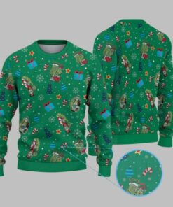 2025 Christmas Grnch Beer Christmas Ugly Sweater  