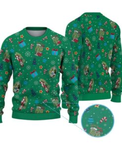 Alternative view of 2025 Christmas Grnch Beer Christmas Ugly Sweater  