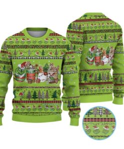 Alternative view of 2025 Christmas Grnch Christmas Drink Christmas Ugly Sweater  