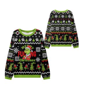Alternative view of 2025 Christmas Grnch Christmas Ugly Sweater - Grishko.com