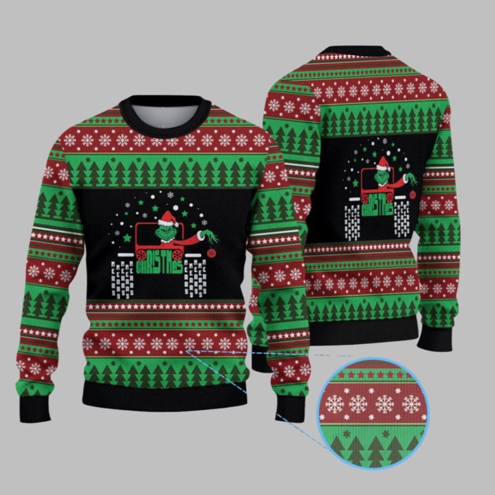 2025 Christmas Grnch Jp Christmas Ugly Sweater - Grishko.com