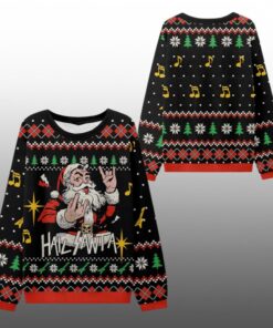 2025 Christmas Hail Santa Claus Ugly Sweater  