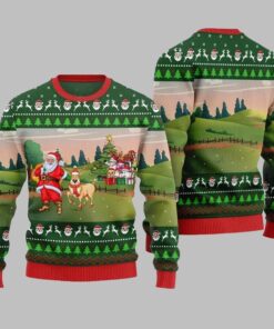 2025 Christmas Happy Christmas Farm Ugly Christmas Sweater  