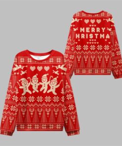 2025 Christmas Happy Cute Guy Ugly Sweater  