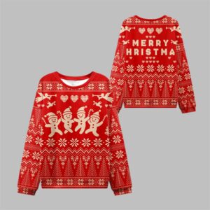 2025 Christmas Happy Cute Guy Ugly Sweater - Grishko.com