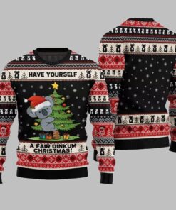 2025 Christmas Have Yourself A Fair Dinkum Christmas Ugly Sweater  