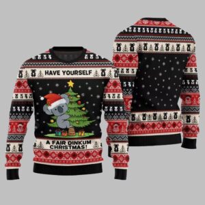 2025 Christmas Have Yourself A Fair Dinkum Christmas Ugly Sweater - Grishko.com